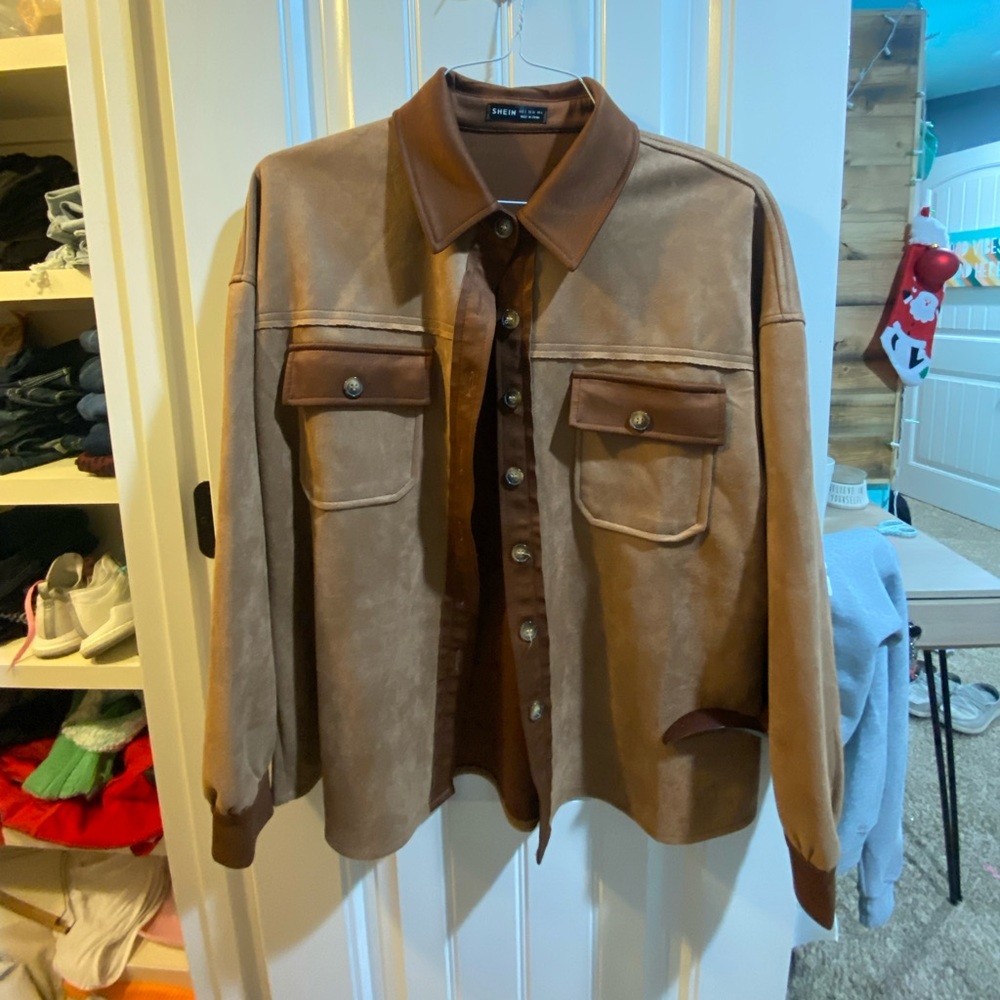 Brown dark and light jacket!